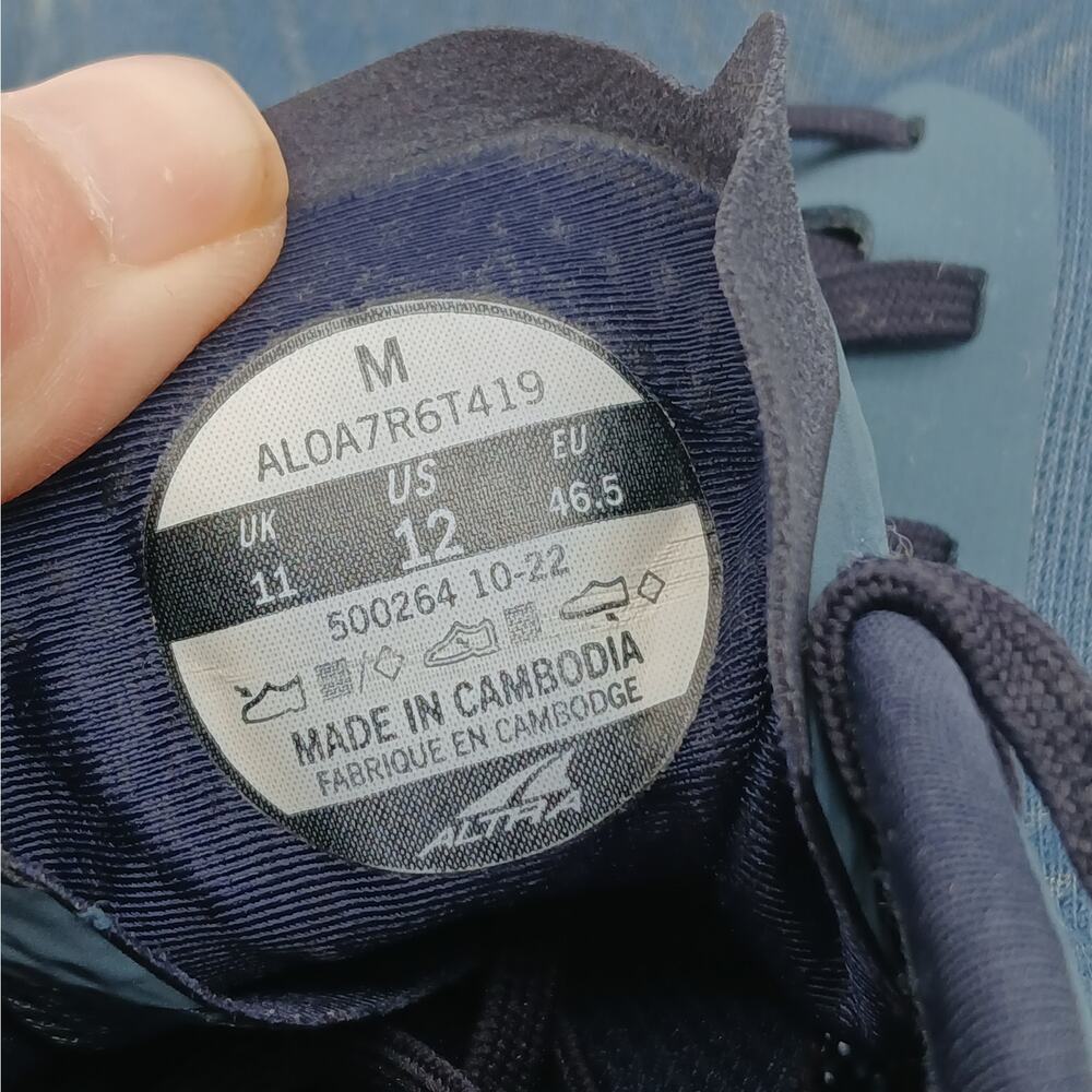 Altra Torin 6 Ego Max Running Shoes Sneakers Activewear Athletic Blue 12 READ - Picture 11 of 12